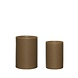 Hubsch Edna bloempotten bruin set van 2 stuks - 761504 Hubsch Edna bloempotten bruin set van 2 stuks - 761504