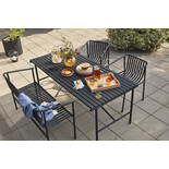Hubsch Outdoor table metal - black Hubsch Outdoor table metal - black
