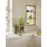 Hubsch Era blomsterpotter brunt sett med 2 deler - 761503 Hubsch Era blomsterpotter brunt sett med 2 deler - 761503