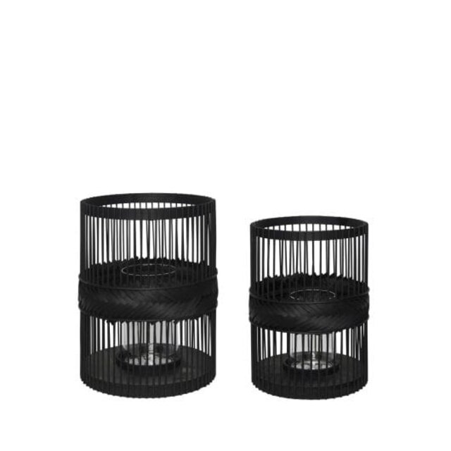 Hubsch Hexa lantern set of 2 pieces - 031505