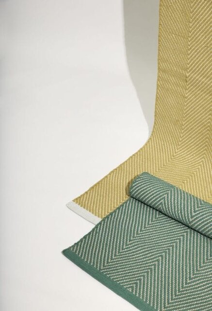 Hubsch Mellow vloerkleed mosterd - 701508