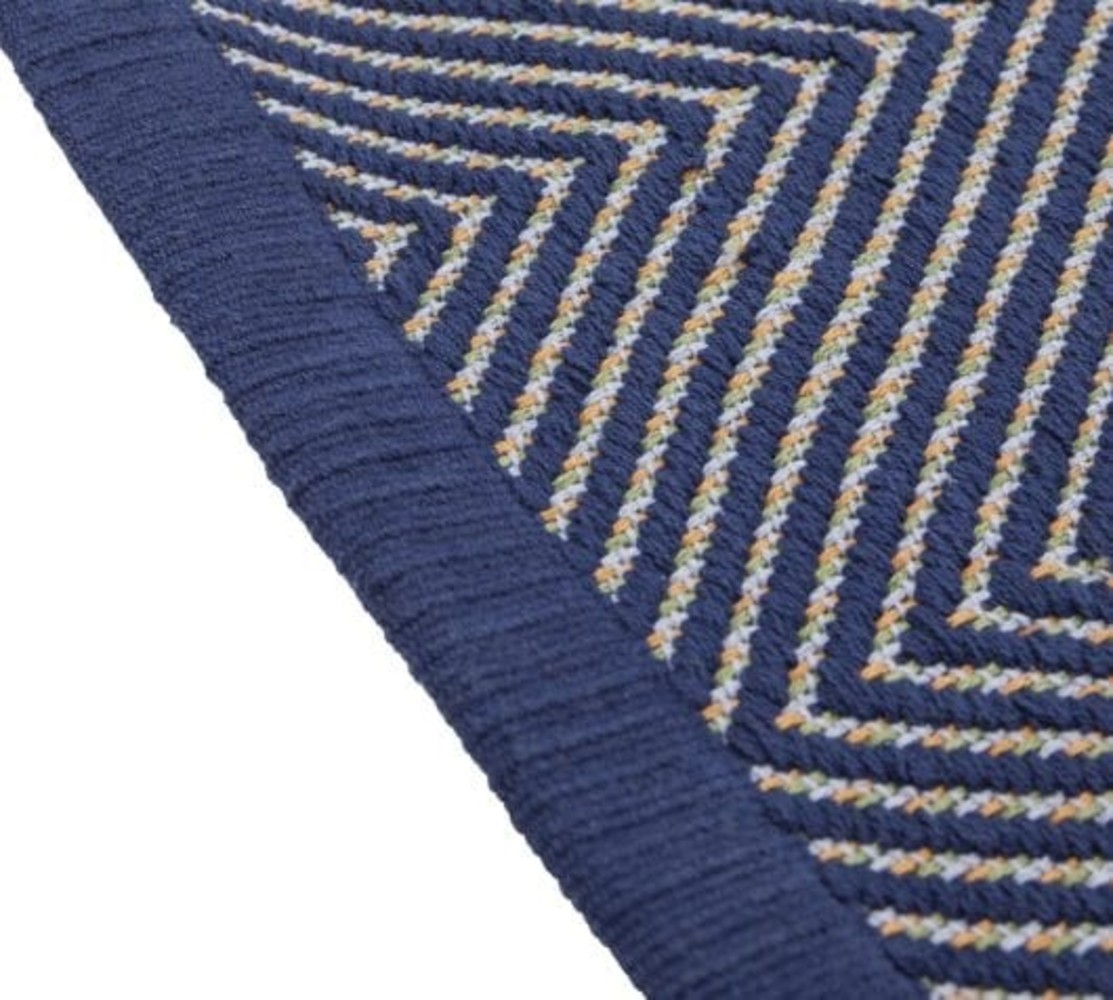 Hubsch Tapis moelleux bleu -701506 Hubsch Tapis moelleux bleu -701506