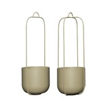 Hubsch Set di 2 vasi da fiori sospesi di loto - 941502 Hubsch Set di 2 vasi da fiori sospesi di loto - 941502