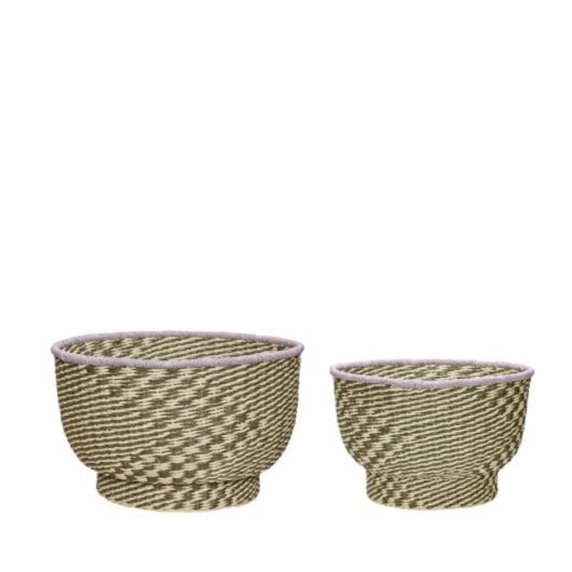 Hubsch Peppy Baskets Set mit 2 Stück - 511502 Hubsch Peppy Baskets Set mit 2 Stück - 511502