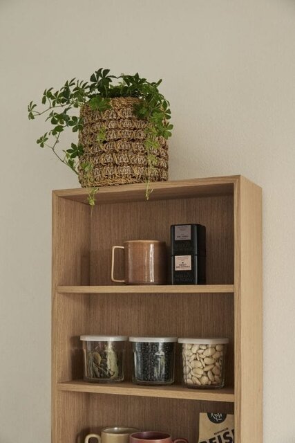 Hubsch Pine manden set van 2 stuks -821503