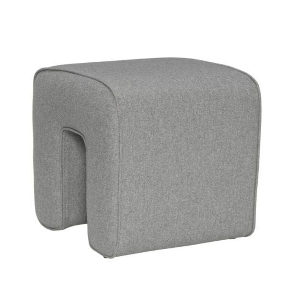 Hubsch Sculpture pouf gray - 101501 Hubsch Sculpture pouf gray - 101501