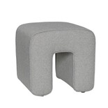 Hubsch Escultura puf gris - 101501