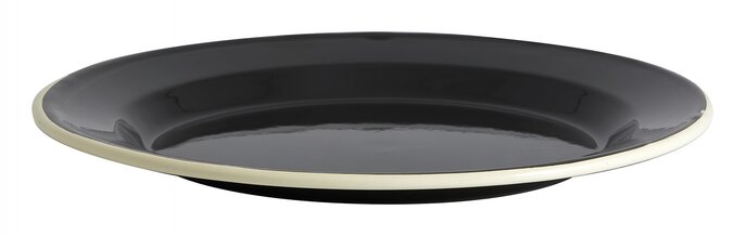Nordal Ginger plates L black set of 6 pieces - 60047