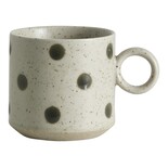 Nordal Juego de 4 tazas granulado arena/verde - 57034