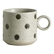 Nordal Körnige Becher Sand/Grün Set mit 4 Stück - 57034 Nordal Körnige Becher Sand/Grün Set mit 4 Stück - 57034