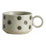 Nordal Juego de 4 tazas de té granulado arena/verde - 57037