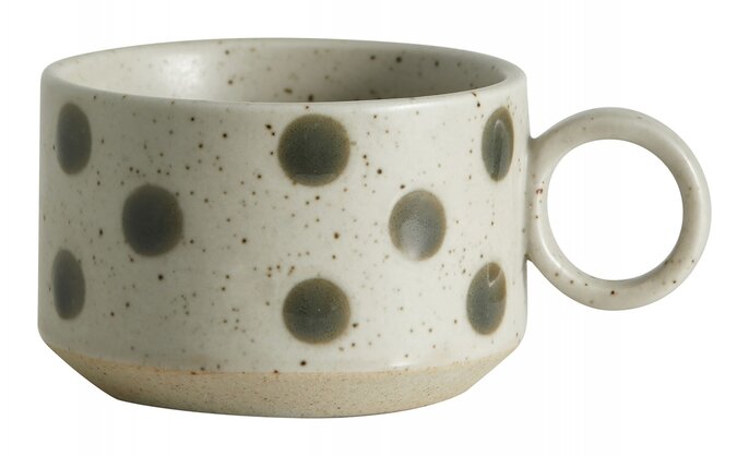 Nordal Grainy Teebecher Sand/Grün 4er Set - 57037