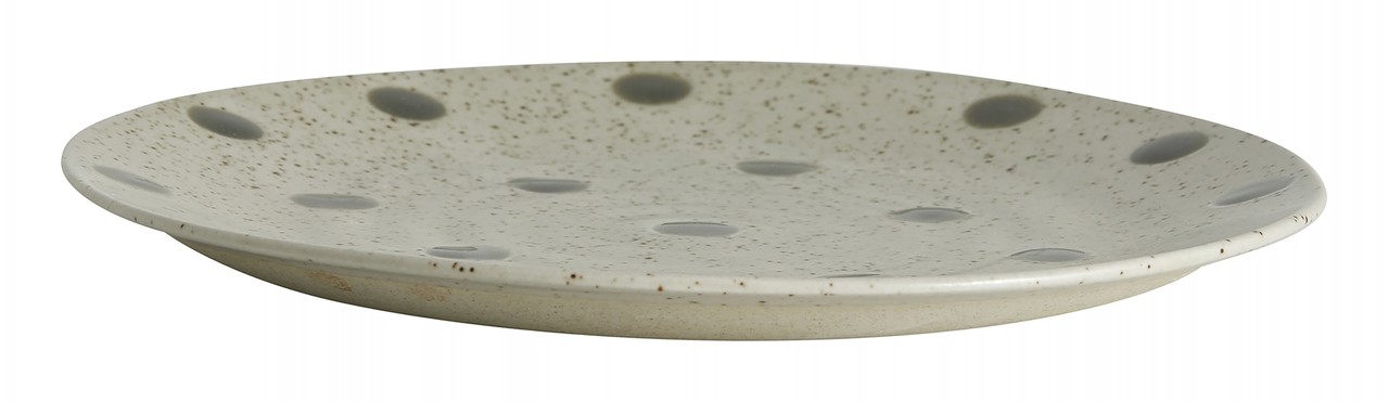 Nordal Grainy plates S sand/green set of 4 pieces - 57038