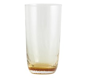 Nordal Garo long drink glass gult sett med 4 stk Nordal Garo long drink glass gult sett med 4 stk