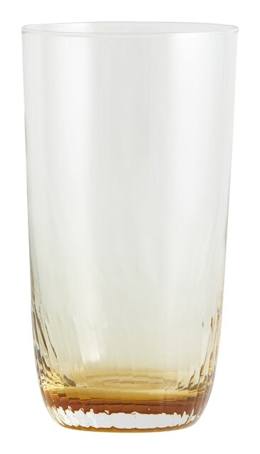 Nordal Garo longdrinkglas bärnstensfärgad set med 4 delar - 41711