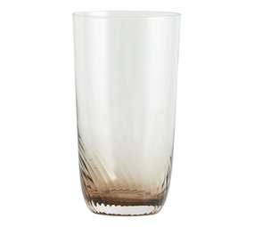 Nordal Garo long drink glass brun sett med 4 stk Nordal Garo long drink glass brun sett med 4 stk