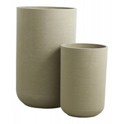 Nordal Granito urtepotter creme - 29007