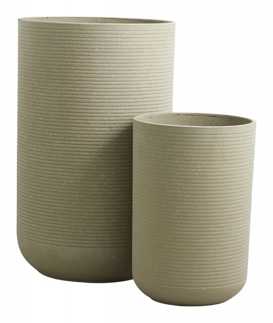 Nordal Granito bloempotten creme - 29007