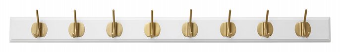 Nordal Edgy coat rack with 8 hooks - 40801