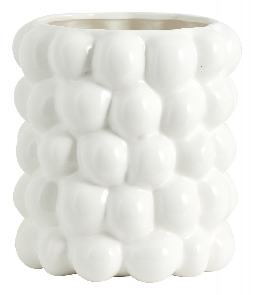 Nordal Carna flower pot white - 91013 Nordal Carna flower pot white - 91013