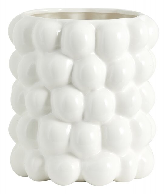 Nordal Carna flower pot white - 91013 Nordal Carna flower pot white - 91013