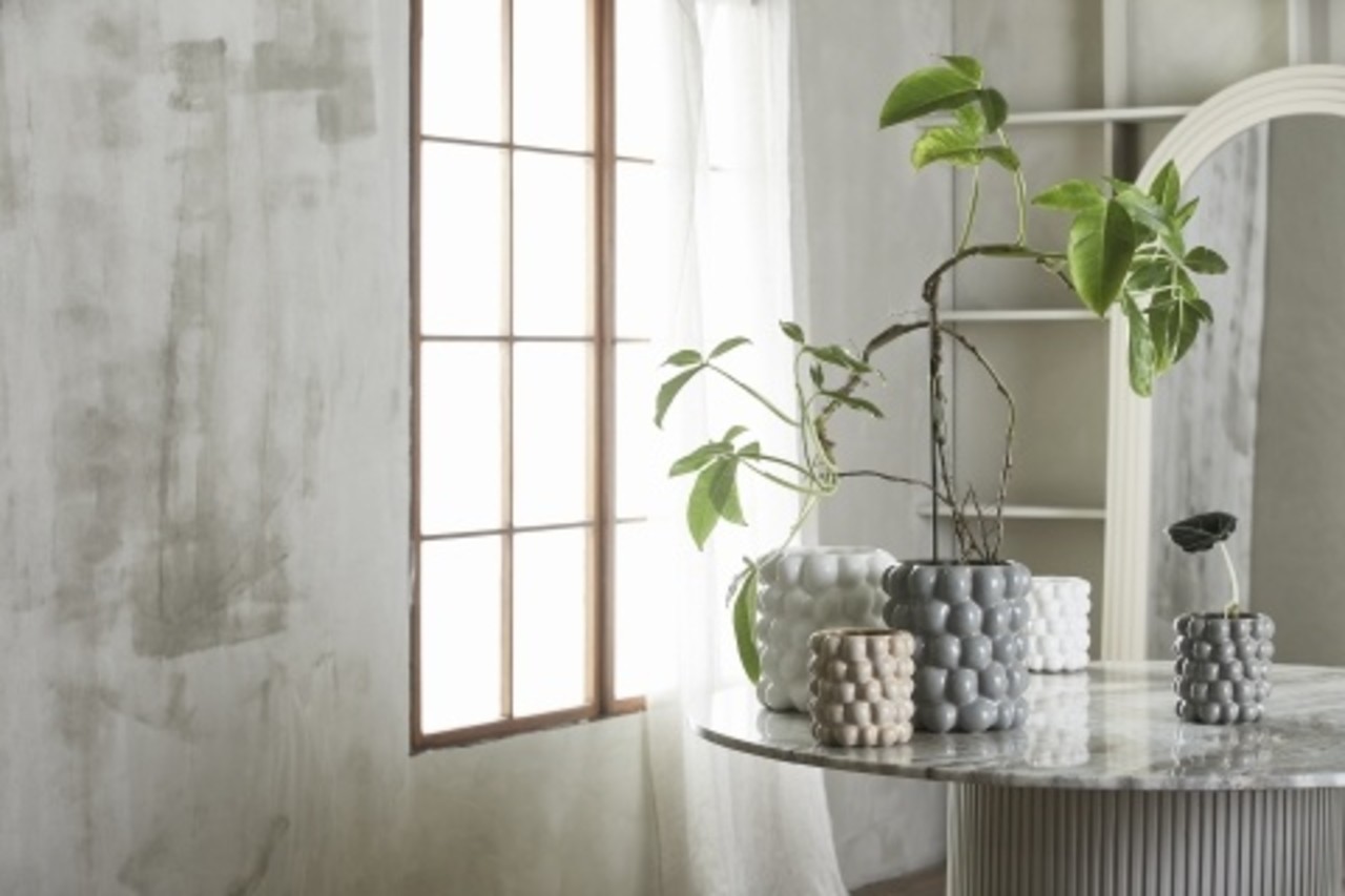 Nordal Carna flower pot white - 91013 Nordal Carna flower pot white - 91013