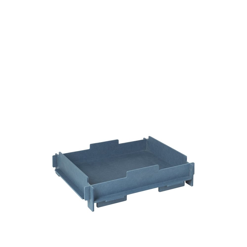 Broste Copenhagen Caja de almacenamiento Stacie azul pequeña - 32000057