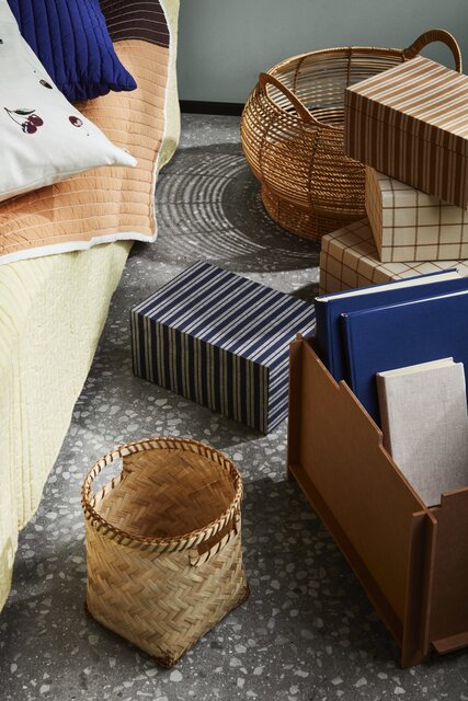 Broste Copenhagen Boîte de rangement Stacie marron grand - 32000053 Broste Copenhagen Boîte de rangement Stacie marron grand - 32000053