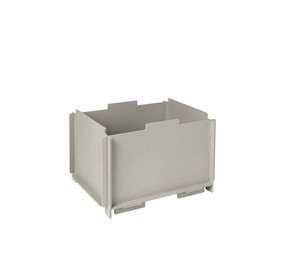 Broste Copenhagen Stacie opbergbox grijs large Broste Copenhagen Stacie opbergbox grijs large