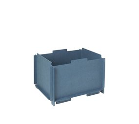 Broste Copenhagen Stacie opbergbox blauw large Broste Copenhagen Stacie opbergbox blauw large