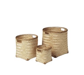 Broste Copenhagen Juego de cestas Meli de 3 piezas Broste Copenhagen Juego de cestas Meli de 3 piezas