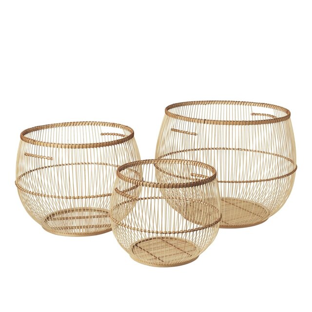 Broste Copenhagen Cestini Soffy set da 3 pezzi - 14600309