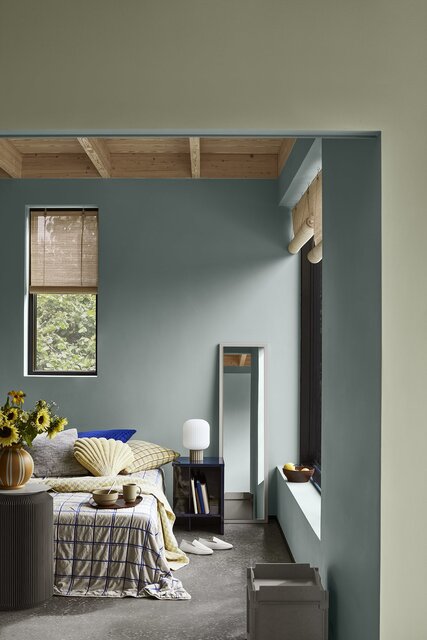 Broste Copenhagen Tagesdecke blau - 50030243