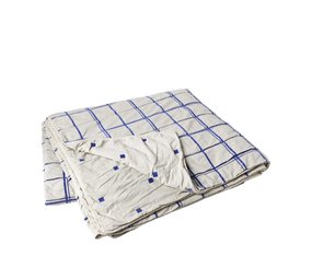 Broste Copenhagen Tove bedsprei blauw Broste Copenhagen Tove bedsprei blauw
