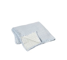 Broste Copenhagen Karri plaid bleu Broste Copenhagen Karri plaid bleu