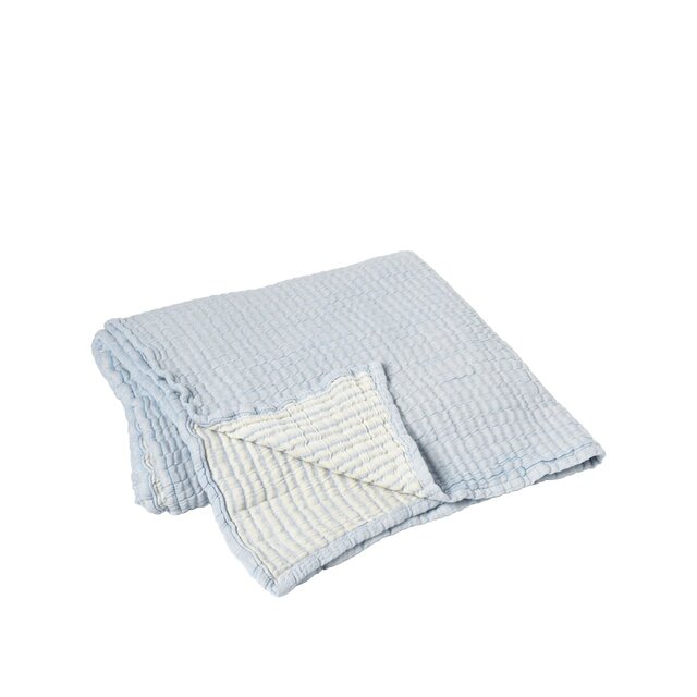 Broste Copenhagen Karri plaid blu - 50030244