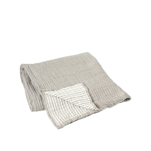 Broste Copenhagen Karri plaid sabbia - 50030245