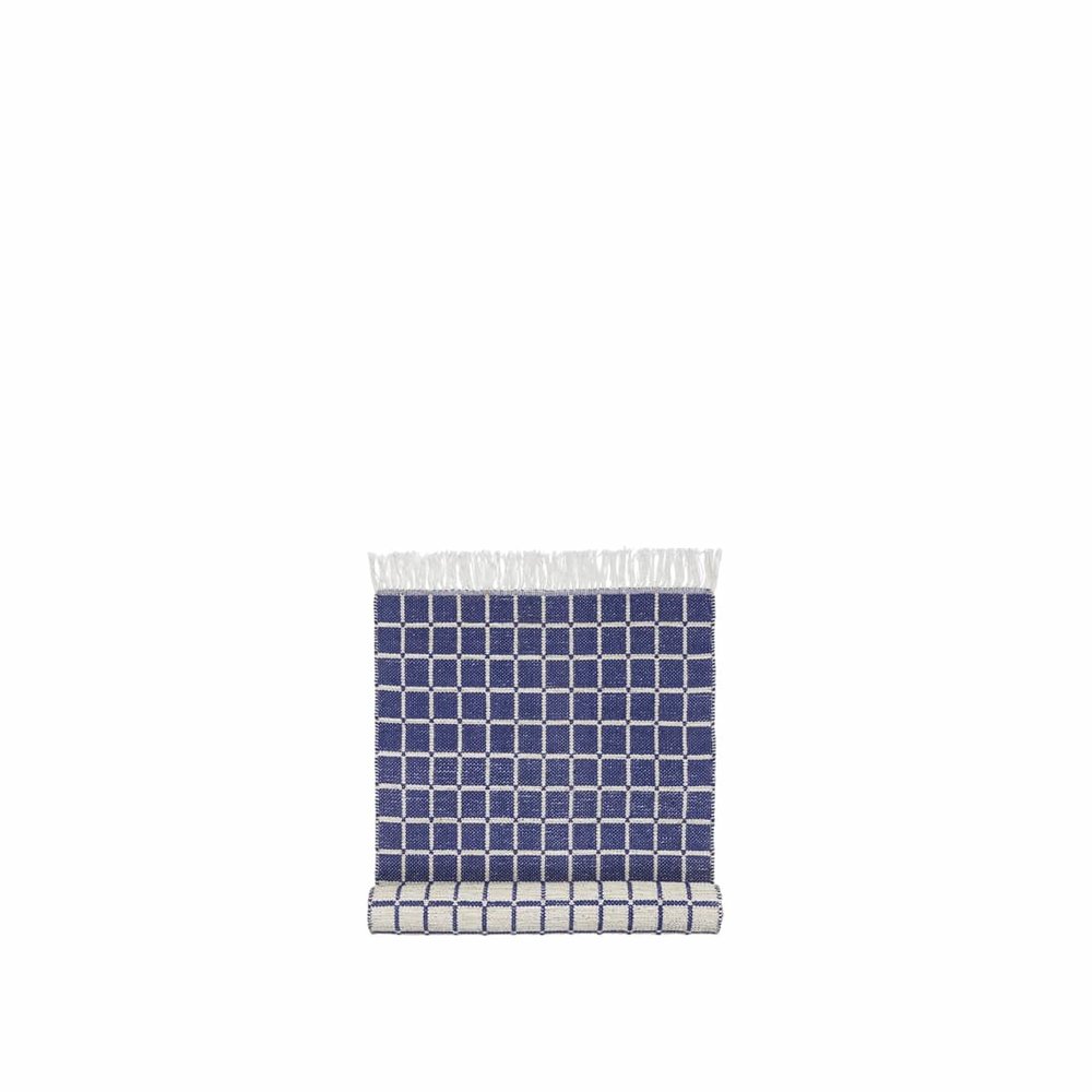 Broste Copenhagen Tapis Henny bleu 70x140cm - 70070334 Broste Copenhagen Tapis Henny bleu 70x140cm - 70070334