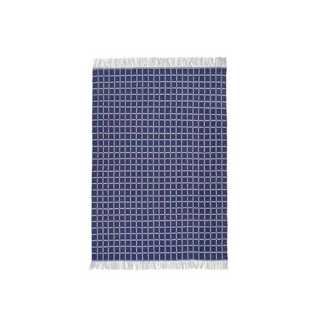 Broste Copenhagen Tapis Henny bleu 140x200cm - 70070335