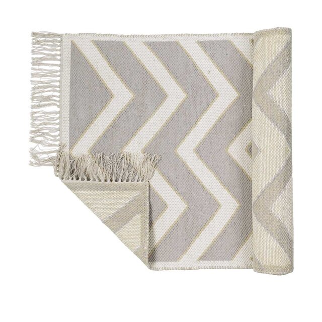 Broste Copenhagen Noah vloerkleed zand 70x140cm - 70070340