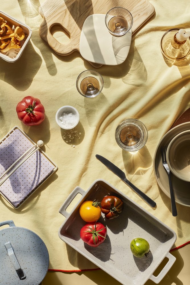 Broste Copenhagen Wilhelmina tablecloth yellow - 712102333 Broste Copenhagen Wilhelmina tablecloth yellow - 712102333