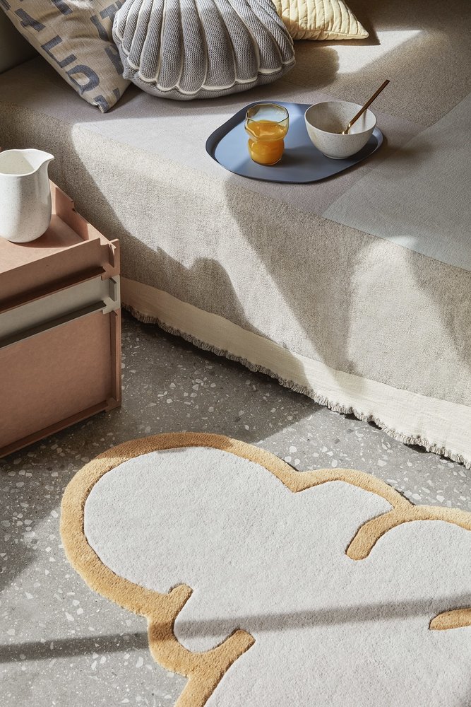 Broste Copenhagen Tapis nuage gris - 70070332 Broste Copenhagen Tapis nuage gris - 70070332