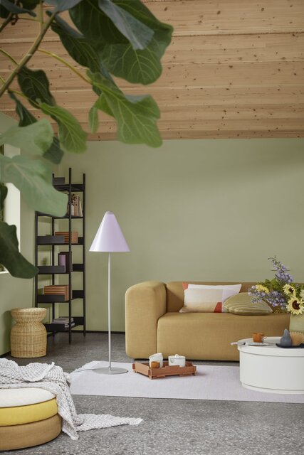 Broste Copenhagen Pond pouf ocher Ø68cm - 31001107