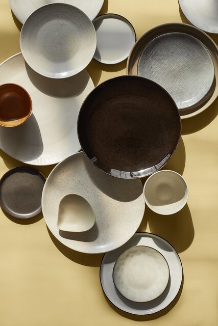 Broste Copenhagen Nordic Bistro Teller beige Set mit 4 Stück - 14534003