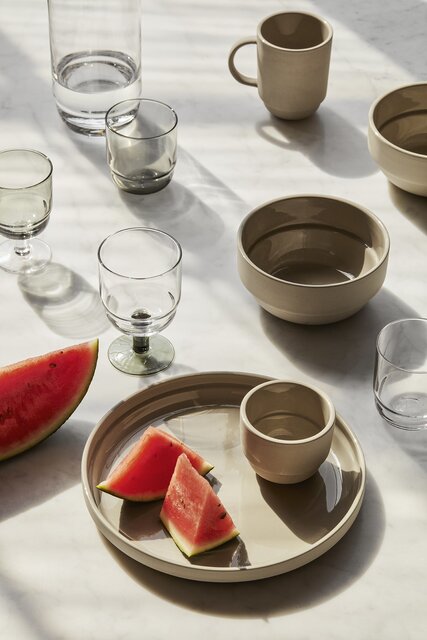 Broste Copenhagen Nordic Bistro skålar beige set om 6 delar - 14534000