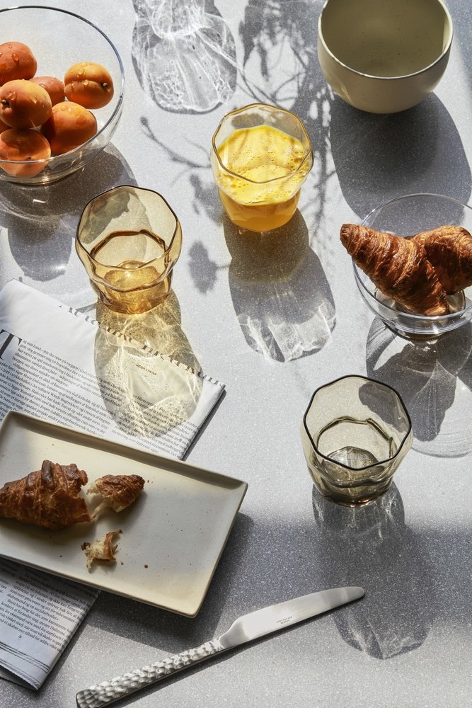 Broste Copenhagen Limfjord glazen 25cl amber set van 12 stuks - 14496229 Broste Copenhagen Limfjord glazen 25cl amber set van 12 stuks - 14496229