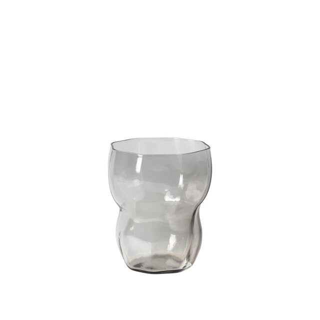 Broste Copenhagen Limfjord glazen 35cl grijs set van 12 stuks - 14496226