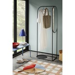 Broste Copenhagen Archie clothes rack with mirror black - 32000049 Broste Copenhagen Archie clothes rack with mirror black - 32000049