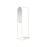 Broste Copenhagen Archie portant à vêtements avec miroir blanc - 32000051 Broste Copenhagen Archie portant à vêtements avec miroir blanc - 32000051