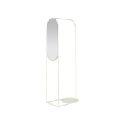 Broste Copenhagen Archie portant à vêtements avec miroir blanc - 32000051 Broste Copenhagen Archie portant à vêtements avec miroir blanc - 32000051